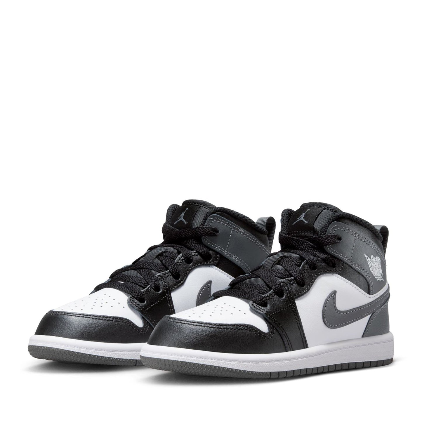 Jordan 1 Mid (PS) - Black/Iron Grey