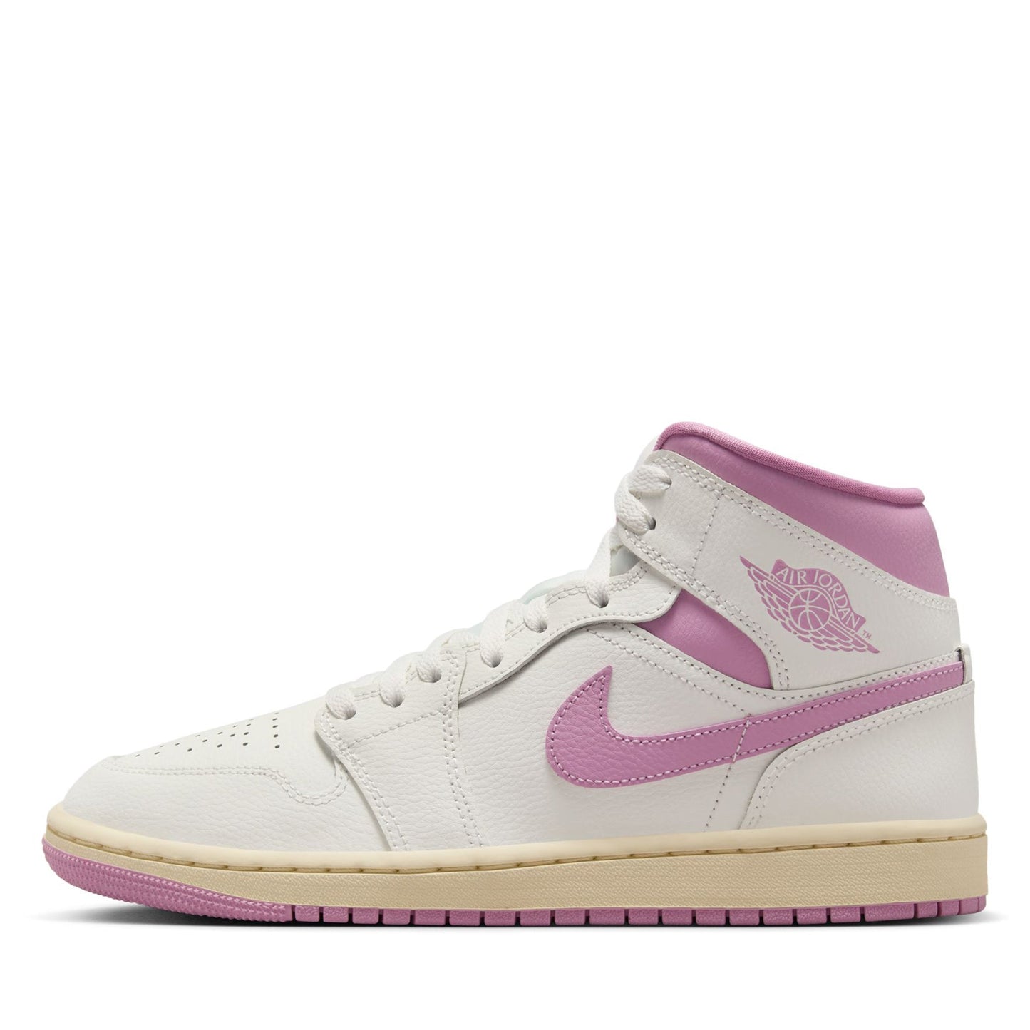 Women's Air Jordan 1 Mid - Sail/Orchid