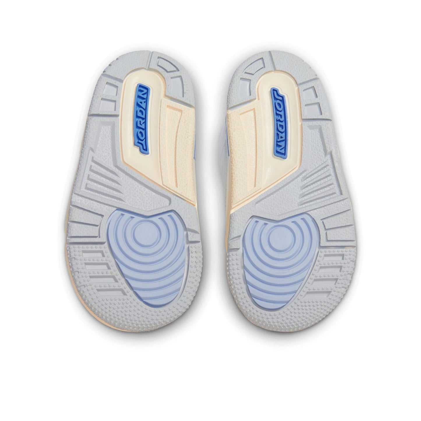 Jordan 3 Retro (TD) 'Lucky Shorts' - Summit White/Hydrogen Blue