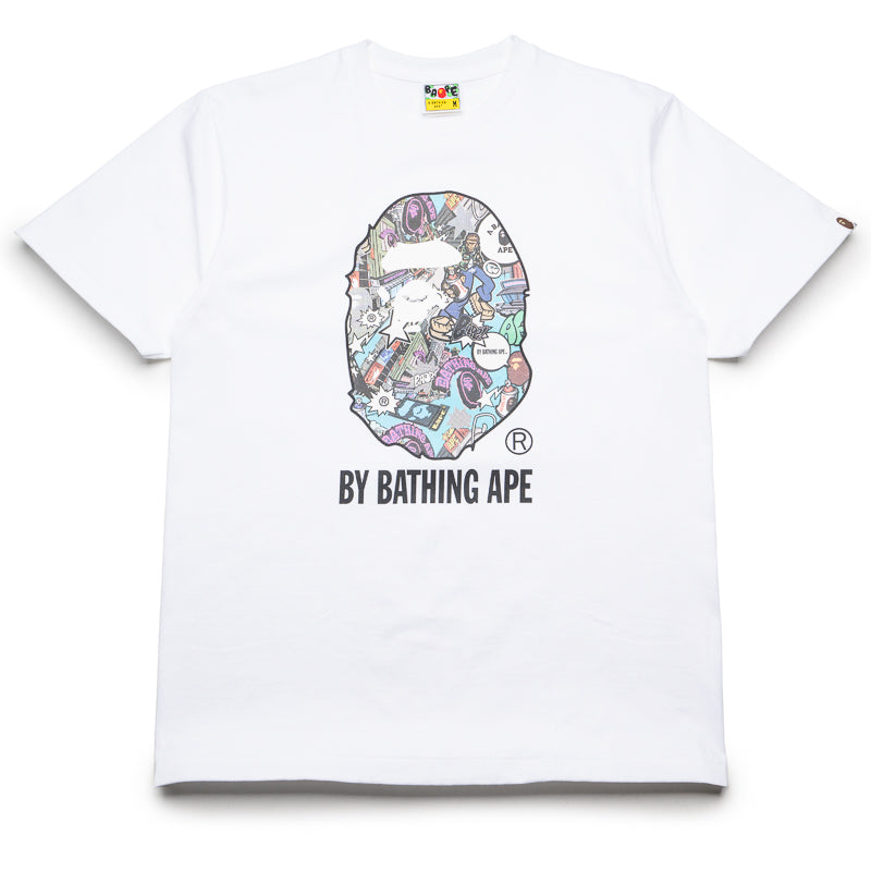 A Bathing Ape Comic Art Tee - White